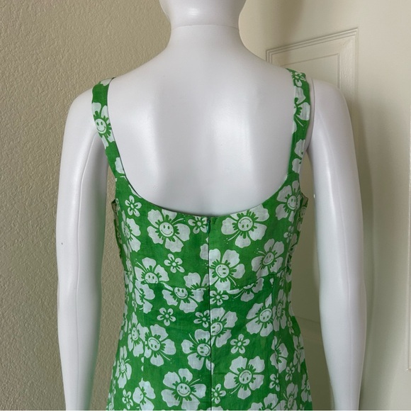 Holiday the Label Maldives Linen Happy Hawaii Lime Mini dress Small - Picture 6 of 10